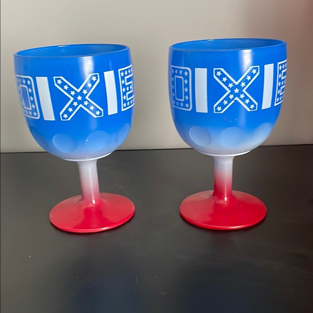 BARTLETT COLLINS DIXIE GOBLETS VINTAGE 1970